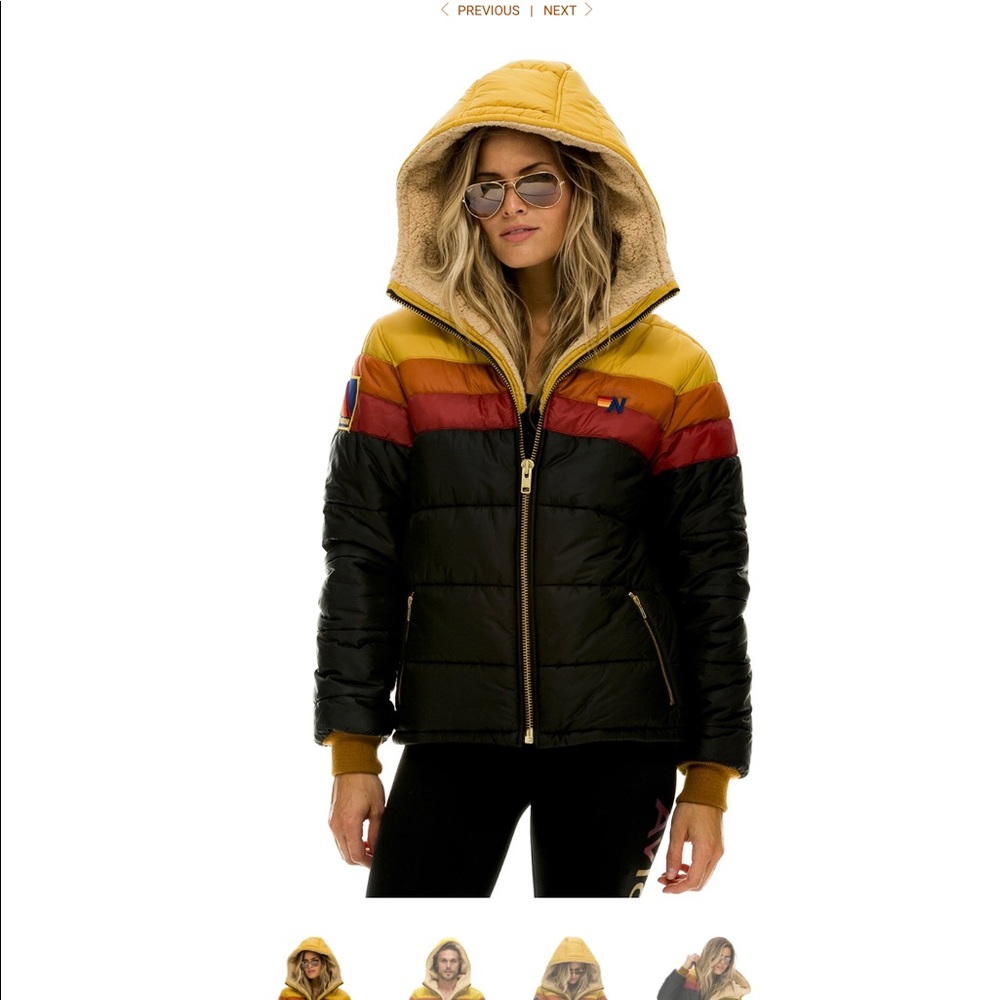 ISO. Aviator nation puffer size s.